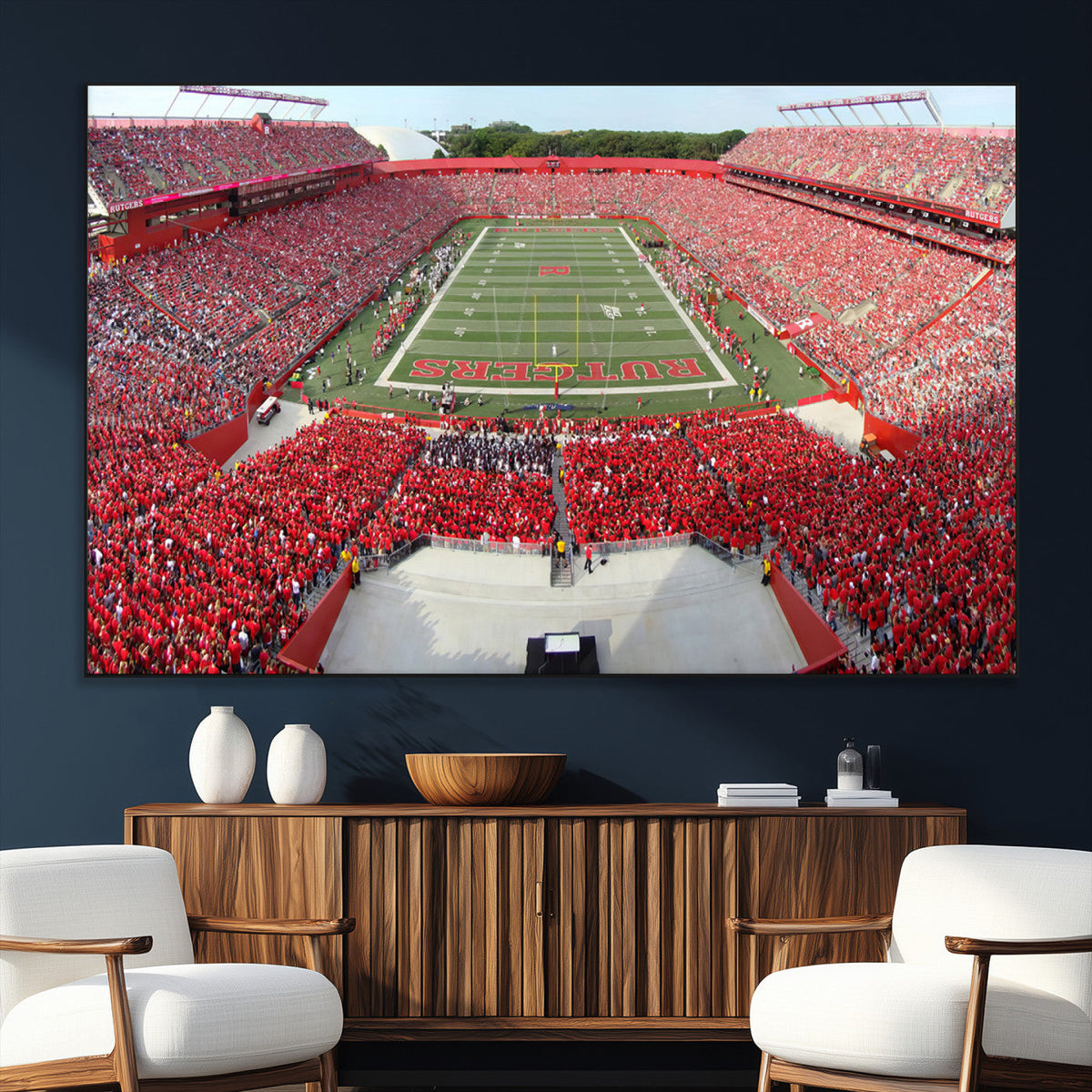 Rutgers Scarlet Knights Football Team Print - Piscataway SHI