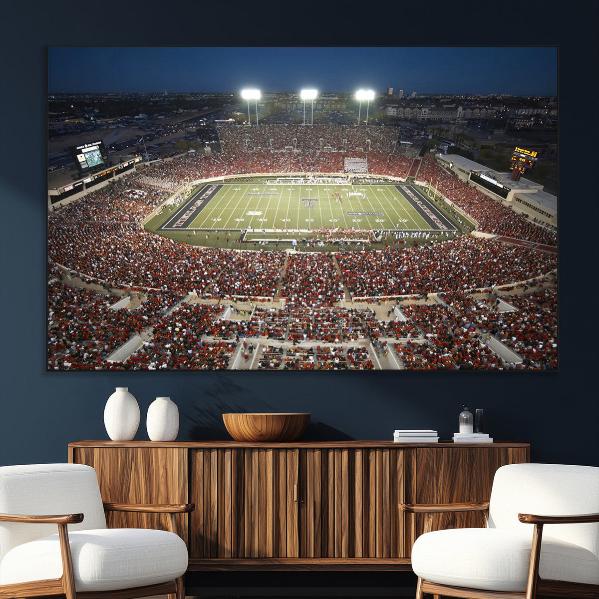 Texas Tech Red Raiders Football Team Print - Lubbock Jones