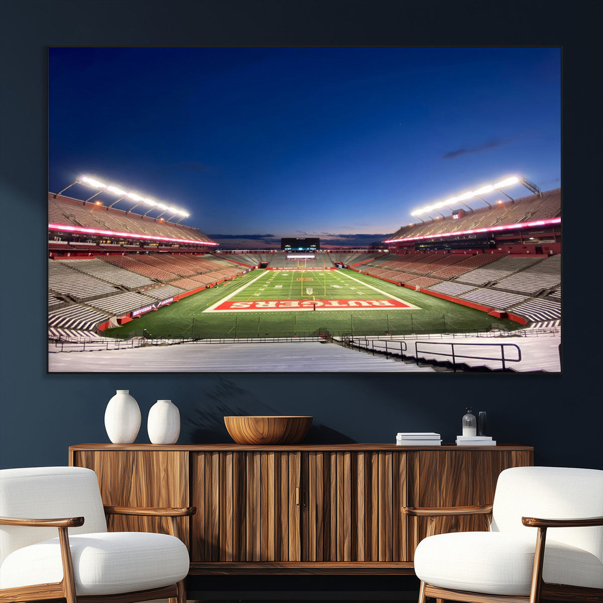 Rutgers Scarlet Knights Football Team Print - Piscataway SHI