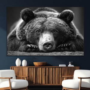 Resting Grizzly 399 Bear Canvas Print | Ready to Hang Wall