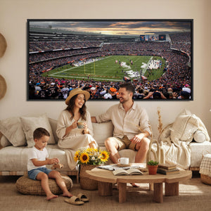 Chicago Bears Soldiers Field Wall Art Canvas Print – Framed