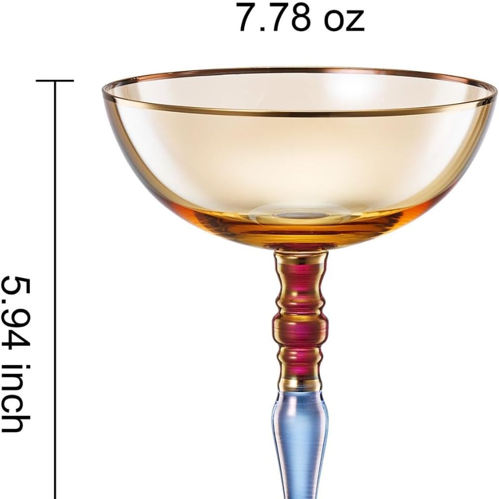 Khen Ravello Coupe Glassware - Set of 2
