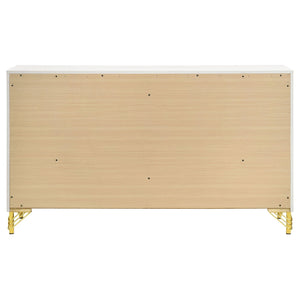 Chesney - 6 Drawer Bedroom Dresser - White