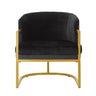 Upholstered Reading Accent Armchair For Living Room