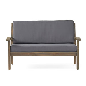 Outdoor Chat Set With Coffee Table And Loveseat