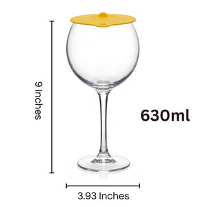 Floating Wine Glasses for Pool with Lids (Set of 4) – 21oz