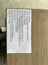 Rustic Natural Aged Brown Solid Wood Transitional Storage Cabinet – 31.89"