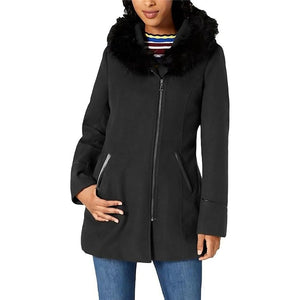 Maralyn & Me Womens Winter Cold Weather Parka Coat Gray XXL