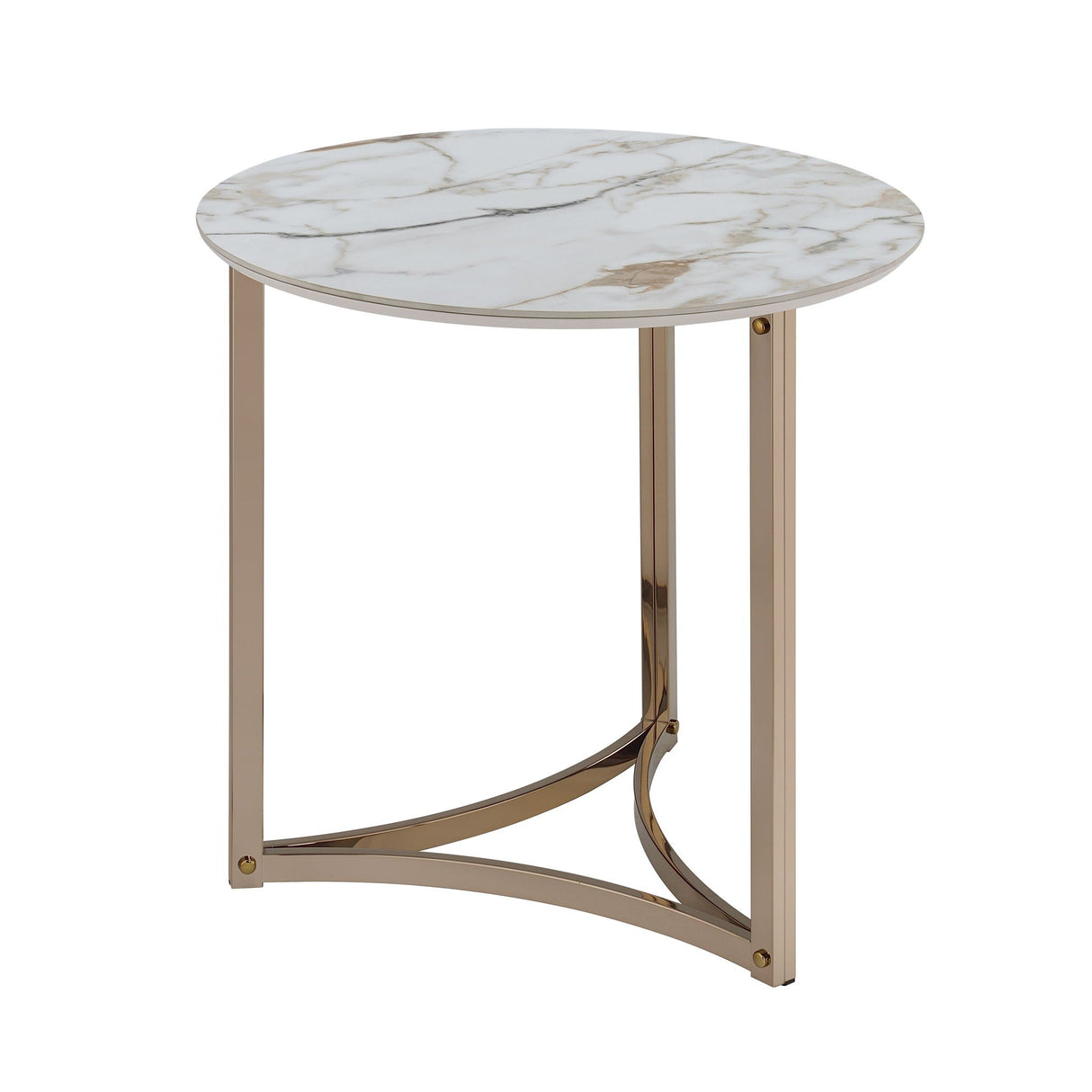Aziz Sintered Stone Top Round Coffee Table
