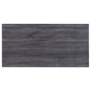 Rectangular Writing Desk, Compact Size For Home Office - Gray