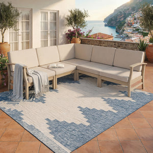 Perla 5-Pcs Sofa Set - Acacia Wood Patio Seating