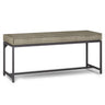 Mid Century Wide Writing Desk with Three Drawers - Multiple Colors