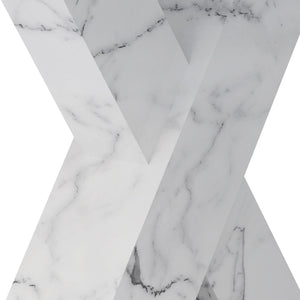 Modern Rectangle Dining Table With Stretchable TopAnd X Shape Legs