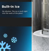 Freezer Beer Glass, Upside Down Beer Bottle Frozen Cup for Ice Cold Drinks (Double Walled Insulated) Great Gift for Beer Lovers (Gift Boxed)