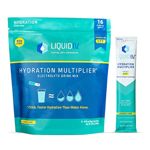 Liquid I.V. Hydration Multiplier Lemon Lime Electrolyte Drink Mix 16 Pack