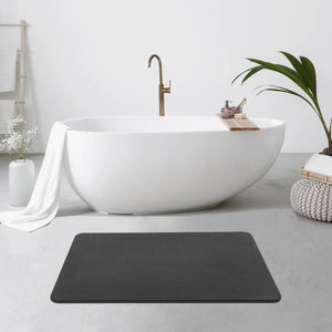 4 Colors! - 24" x 15" Diatomaceous Quick-Drying Stone Bath Mat