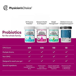 Physician's Choice Probiotics 60 Billion CFU - 10 Strains