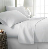 4-Piece 100% Cotton Sheet Set – 300 Thread Count Soft, Breathable, Naturally Cool Sheets with 18" Deep Pockets
