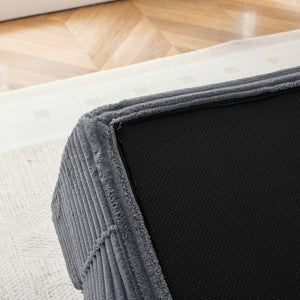 70.8-Inch Corduroy Two-In-One Sofa Bed