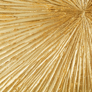The Solaris Éclat™ – Hand-Textured Gilded Burst Wall Sculpture