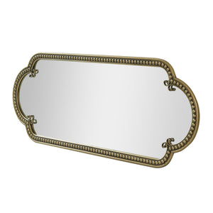 Scalloped Oval Wall Mirror, Vintage
