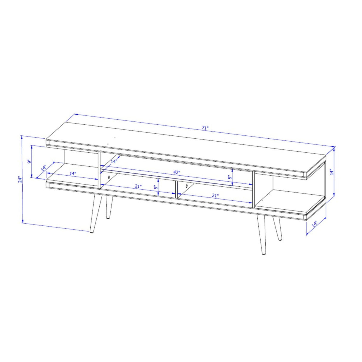 Utopia - Mid-Century Modern TV Stand