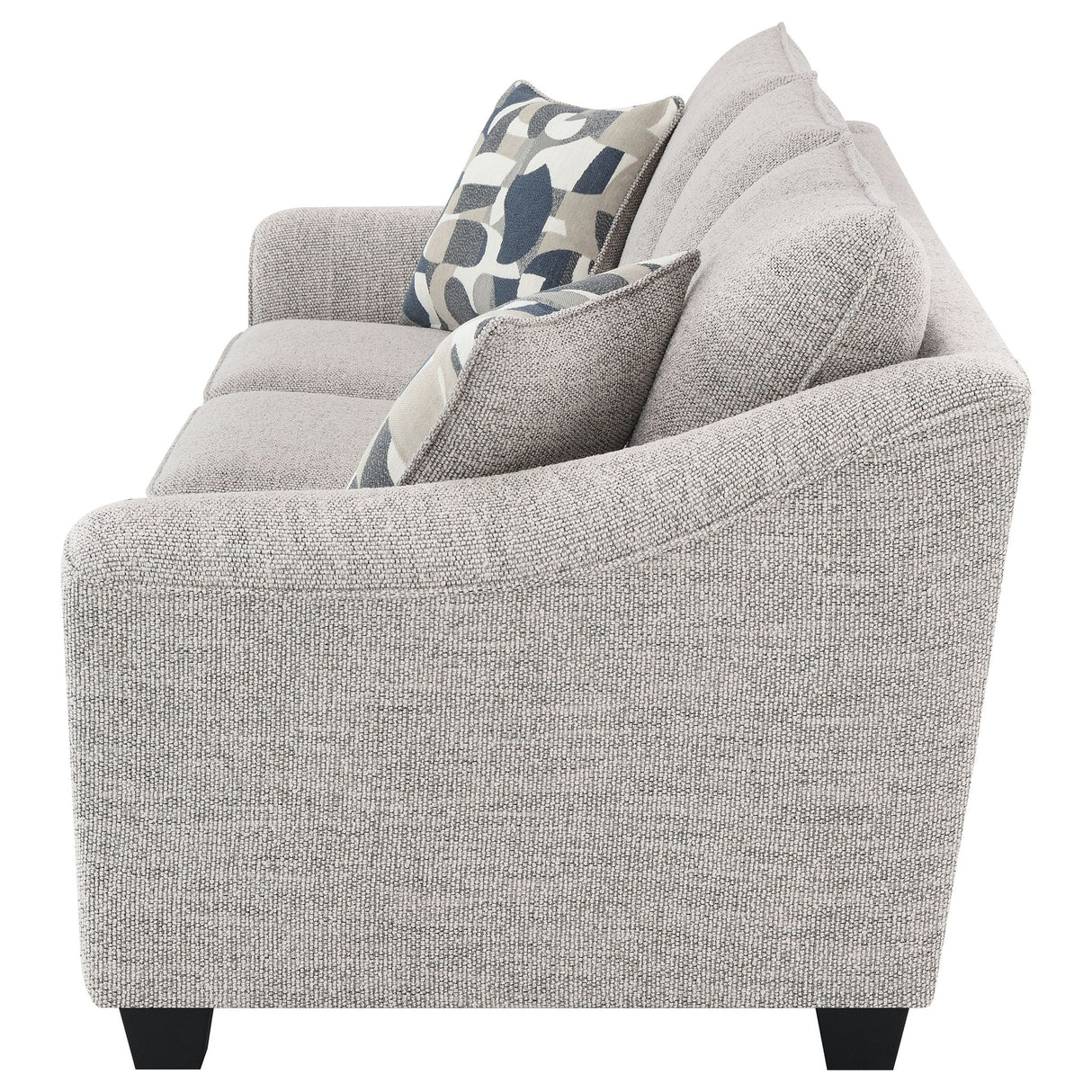 Mingle ] Upholstered Sofa - Light Gray