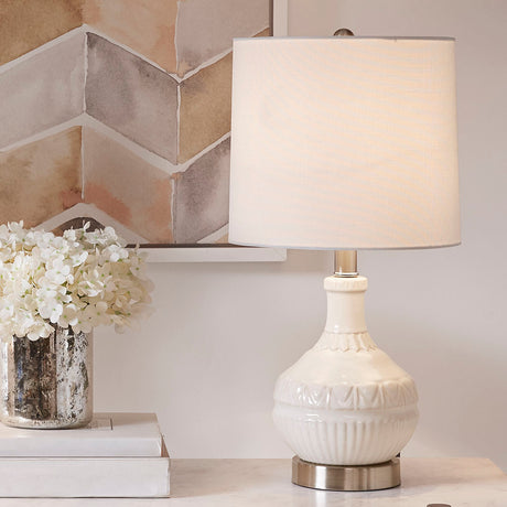 Embossed-boho-table-lamp-Table-Lamps