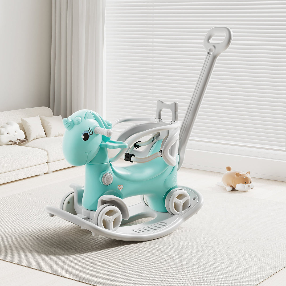 Rocking Horse for Toddlers - Balance Bike Ride-On Toy