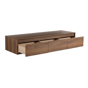 Modern Minimalist Bathroom Cabinet With Soft Close Drawers And Floating Mounting Design