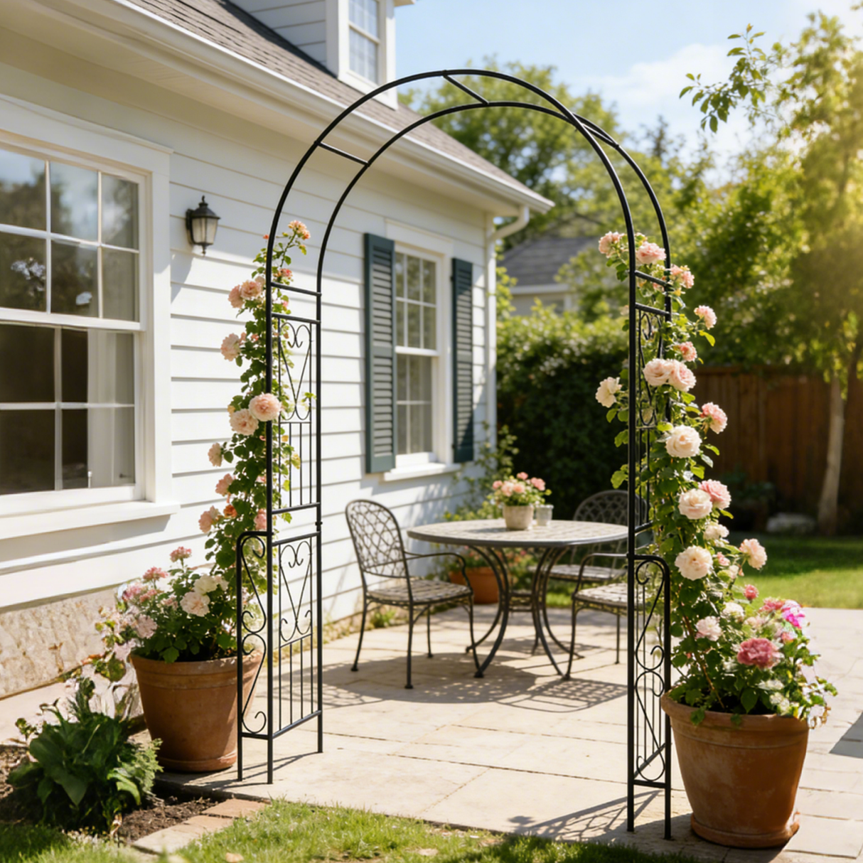 Metal Garden Arch W55'' x H94.5''