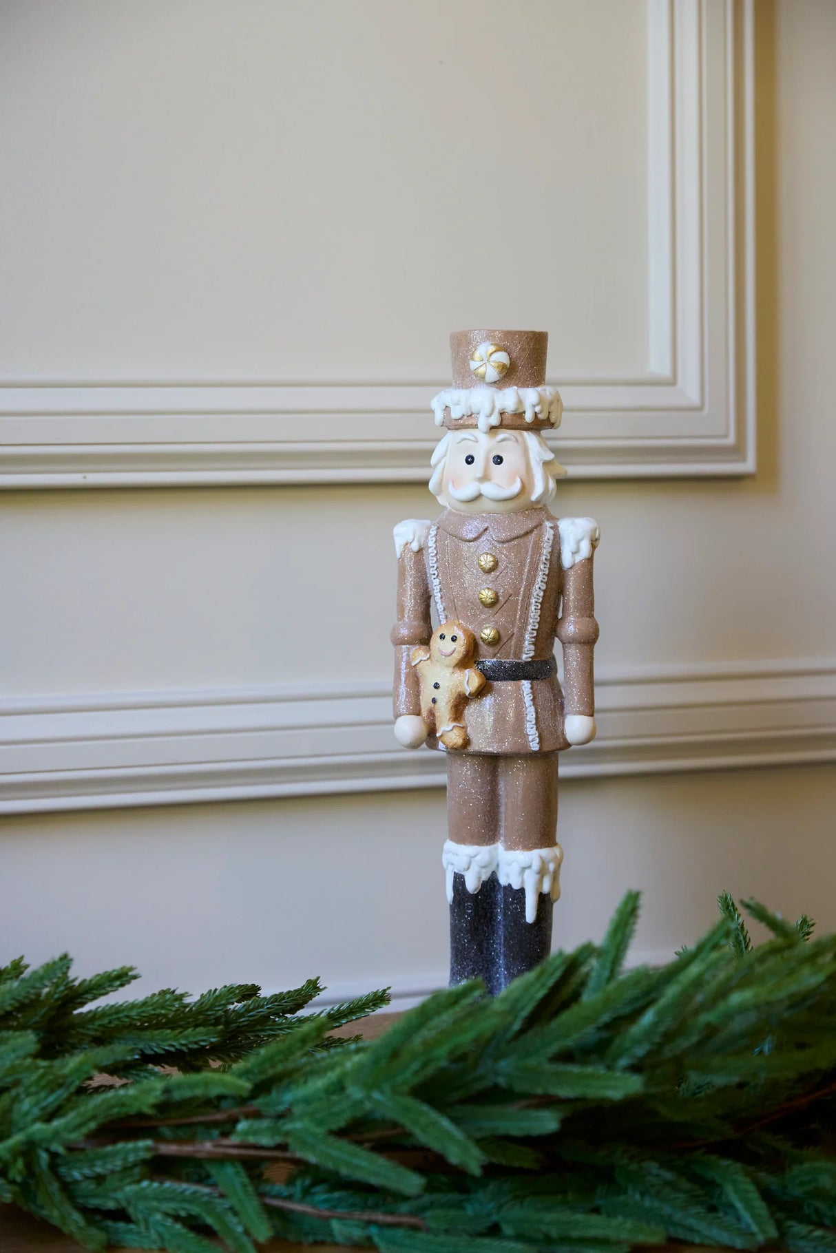 PIPED GINGERBREAD NUTCRACKER