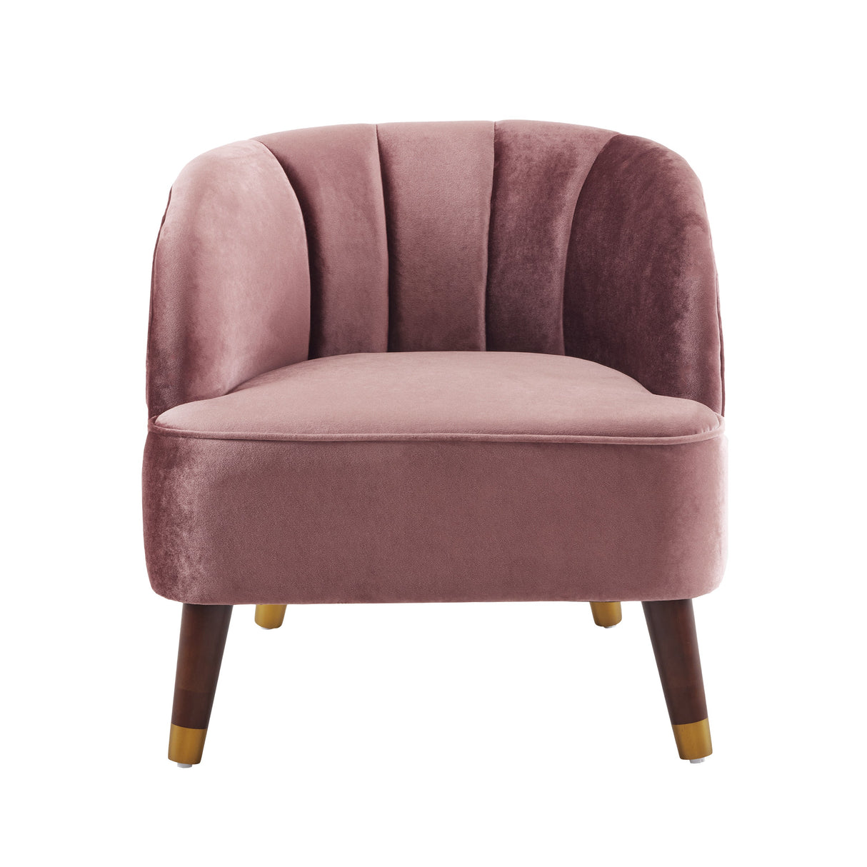 Upholstered Barrel Accent Chair