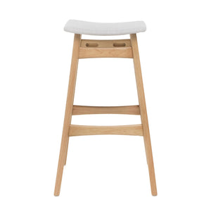 Modern Bar Stool Set With Upholstered Seating