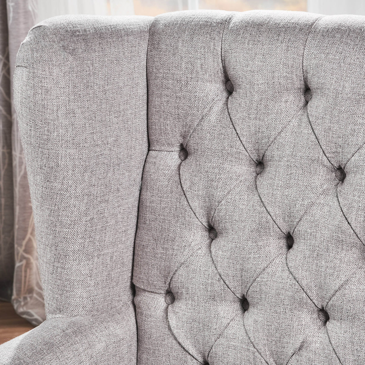 Heirloom-Inspired Tufted Armchair by Christopher Knight Home