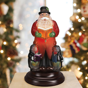 Caroling Santa Night Light