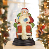 Santa-Checking-His-List-Light-Christmas-Ornaments