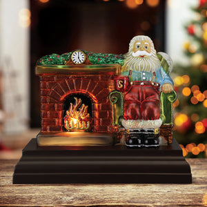 Santa-At-Hearth-Light-Christmas-Ornaments