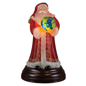 World Peace Santa Light Christmas Ornament