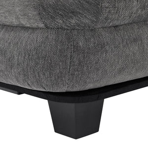 Oversized Chaise Lounge Sofa Bed With Deep Seat And Layered Armrests