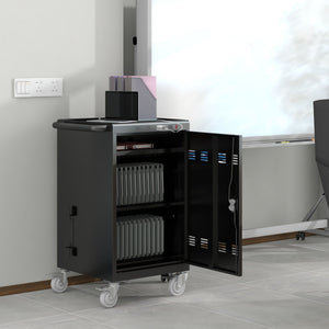 Mobile Charging Cart For Tablets & Laptops - 35 Device Capacity