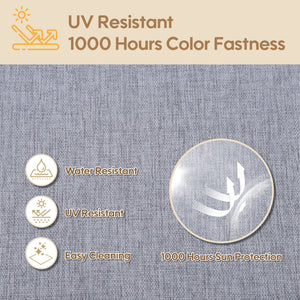 24x24 Inch Outdoor Deep Seat Cushion Set