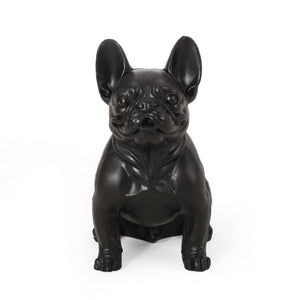 Outdoor French Bulldog Garden Sculpture