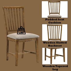Wallace II Side Chair (Set of 2) - Oak / Tan