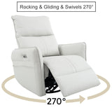 Multi-Motion Swivel Rocking Recliner with USB Charging