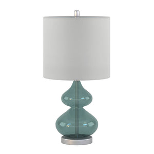Ellipse Curved Glass Table Lamp, Set of 2