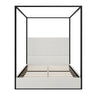 Canopy Bed With Tall Upholstered Headboard And 4 Poster