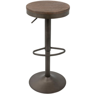 Dakota - Industrial Design Adjustable Barstool (Set of 2)