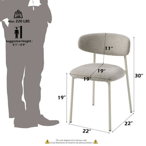 Ingram - Side Chair (Set of 2) - Light Gray
