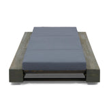 Gray Broadway Ian Chaise Lounge Cushion (Triple Folds)